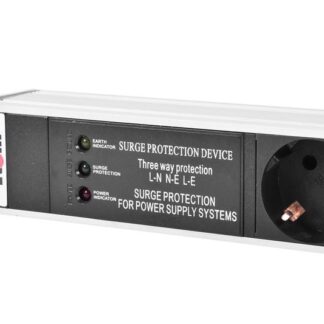 Блок распределения питания Rem-16 R-16-25S-FI-1820-3 25хSchuko 16А базов. вертикал. Schuko Rem 1254445