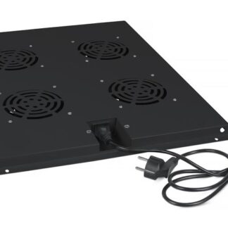 Модуль вентиляторный TRAY-80-BK с 4-я вентиляторами для установки в напольные шкафы SH-05C ND-05C глубиной 800мм (RAL...