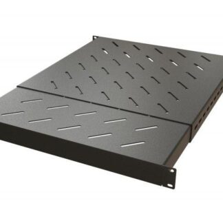 Полка с 19дюйм креплением раздвижная с регулируемой глубиной установки от 650мм до 1100мм 1U нагрузка до 150кг для ус...