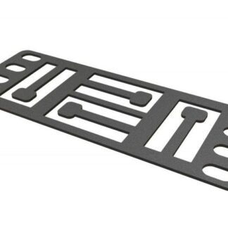 Кронштейн 1U Т-пазы PMR-1U-T-RAL9005 черн. (уп.8шт) Hyperline 444556