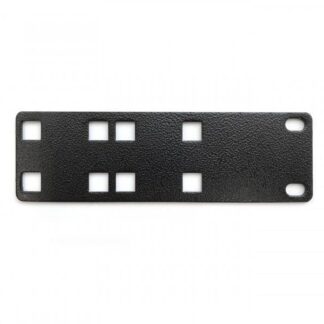 Кронштейн для крепления 19 дюймового и вертикального оборудования сбоку стоек PMV1-RAL9005 (уп.2шт) Hyperline 451303