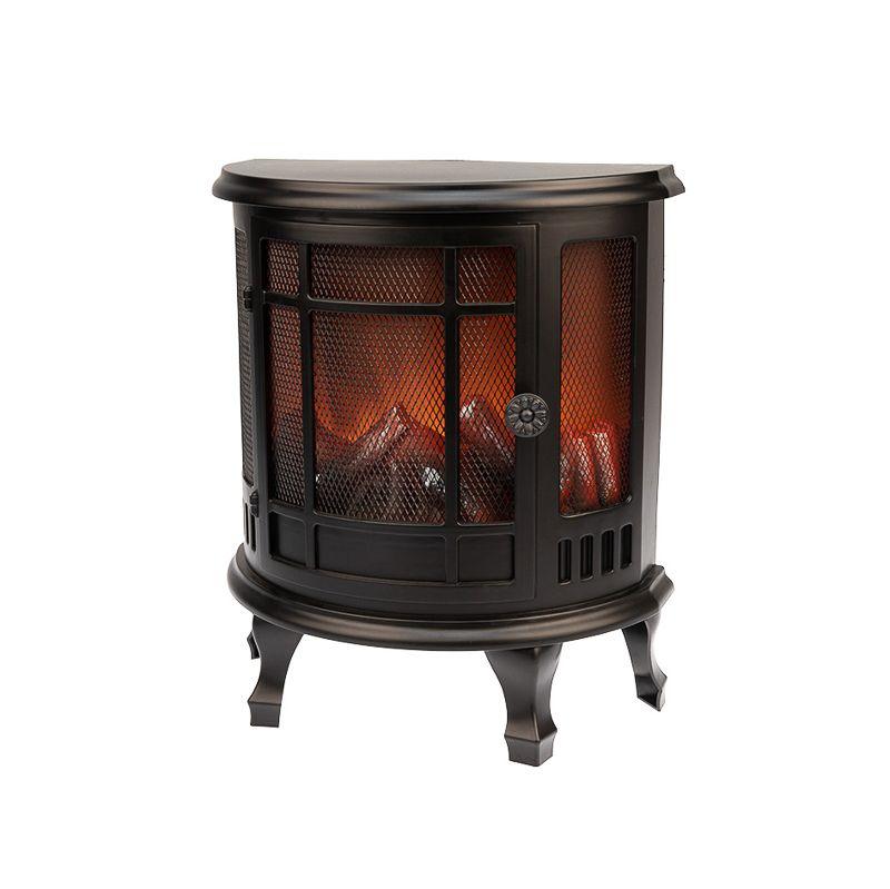 Камин светодиодный "Винтаж мини" 24.8х12.7х30см эффект живого огня USB и элементы питания 3хC (не в компл.) черн. Neo...