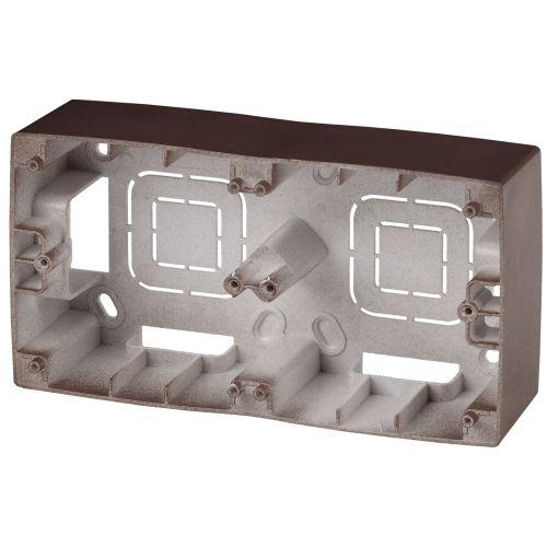 Коробка наклад. монтажа 2 поста Эра12 бронза 12-6102-13 ЭРА Б0043177