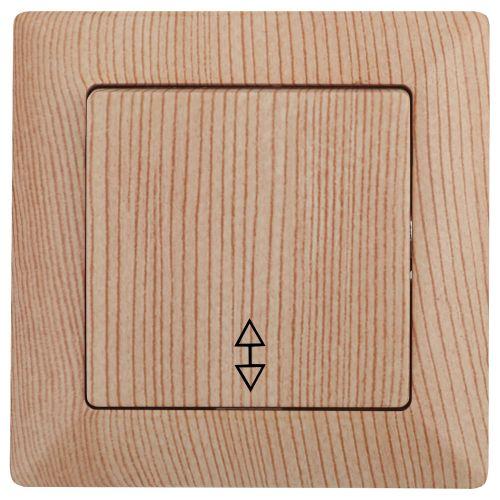 Переключатель 1-кл. СП Solo 4-103-11 10А 250В сосна Intro Б0043283