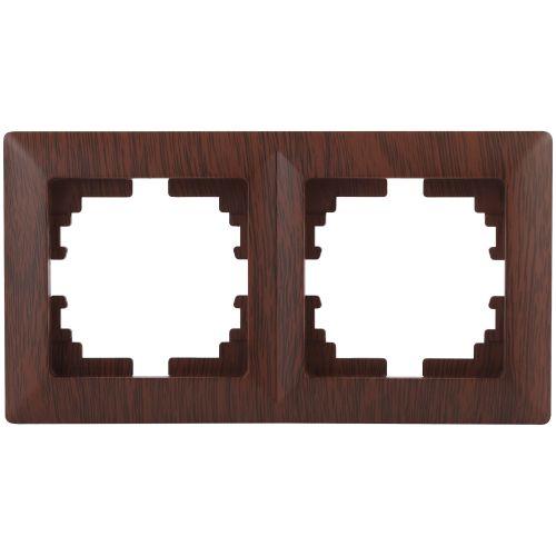 Рамка 2-м СП Solo венге 4-502-10 Intro Б0043415