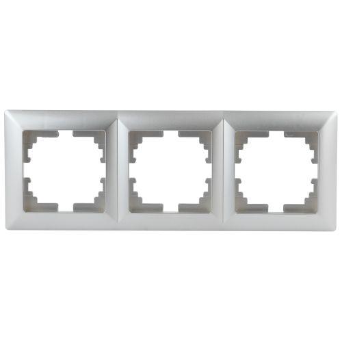 Рамка 3-м СП Solo алюм. 4-503-03 Intro Б0043419