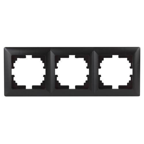 Рамка 3-м СП Solo антрацит 4-503-05 Intro Б0043421