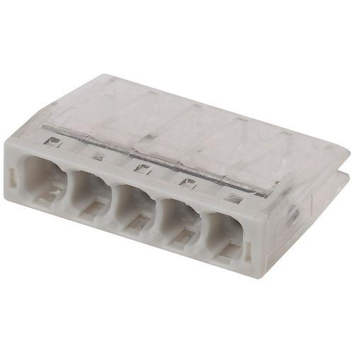 Клемма строительно-монтажная СМК компактная 205 NO-224-31 5-проводная 0.5-2.5кв.мм (уп.4шт) Эра Б0043949