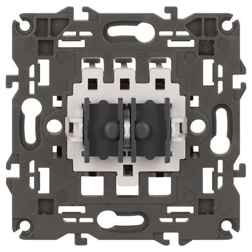 Переключатель для жалюзи кнопочный Elegance 14-1110-99 250В 10AX механизм Эра Б0047861