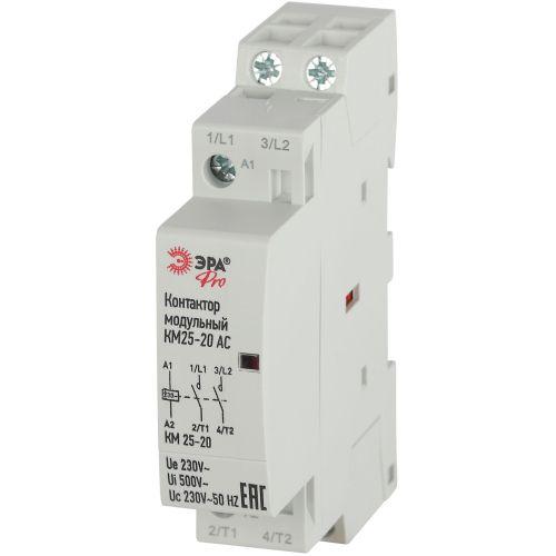 Контактор модульный КМ25-20 AC PRO NO-902-292 ЭРА Б0049157