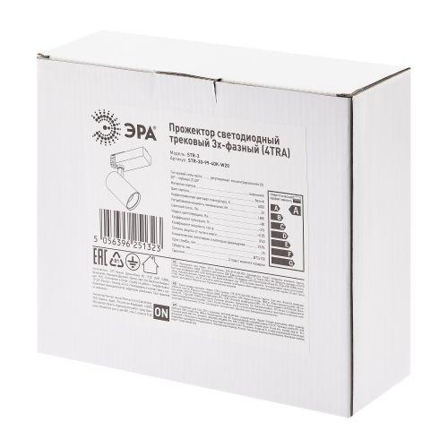 Светильник светодиодный трековый STR-30-99-40K-W20 20Вт 4000К 1800лм трехфазный регулир. луч бел. Эра Б0049784