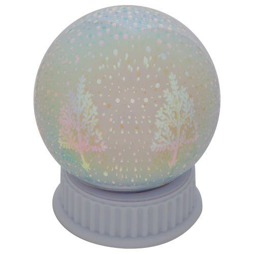 Светильник Шар ENGDS-14 с внутренней проекцией "Новогодний лес" 3хAAA IP20 Эра Б0051950