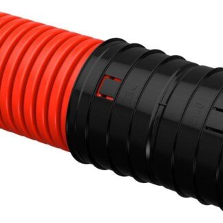 Труба гофрированная двустенная ПНД жесткая d140мм (уп.6м) ELASTA IEK EA-TG13-2-1-2-140-006-K04