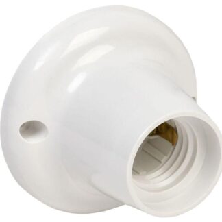 Патрон потолочный Е27 пластик. бел. IEK EPP12-04-01-K01