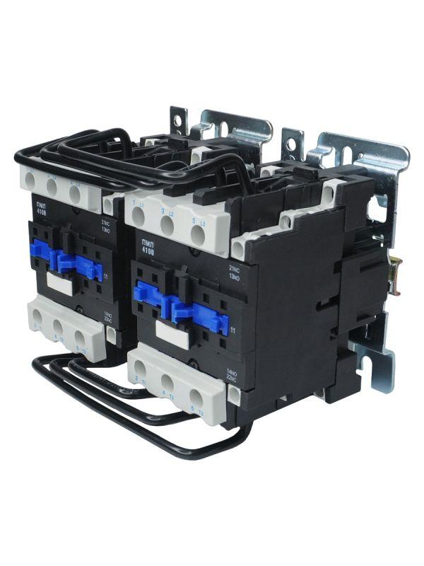 Пускатель реверсивный ПМЛ-4500 УХЛ4 Б 63А кат. 380В AC 2НО+3НЗ IP00 без реле Электротехник ET515412