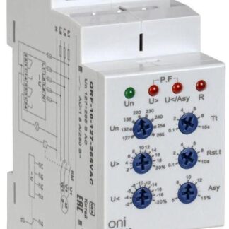 Реле фаз ORF-10 3ф 2 конт. 127-265В AC с контр. нейтр. ONI ORF-10-127-265VAC